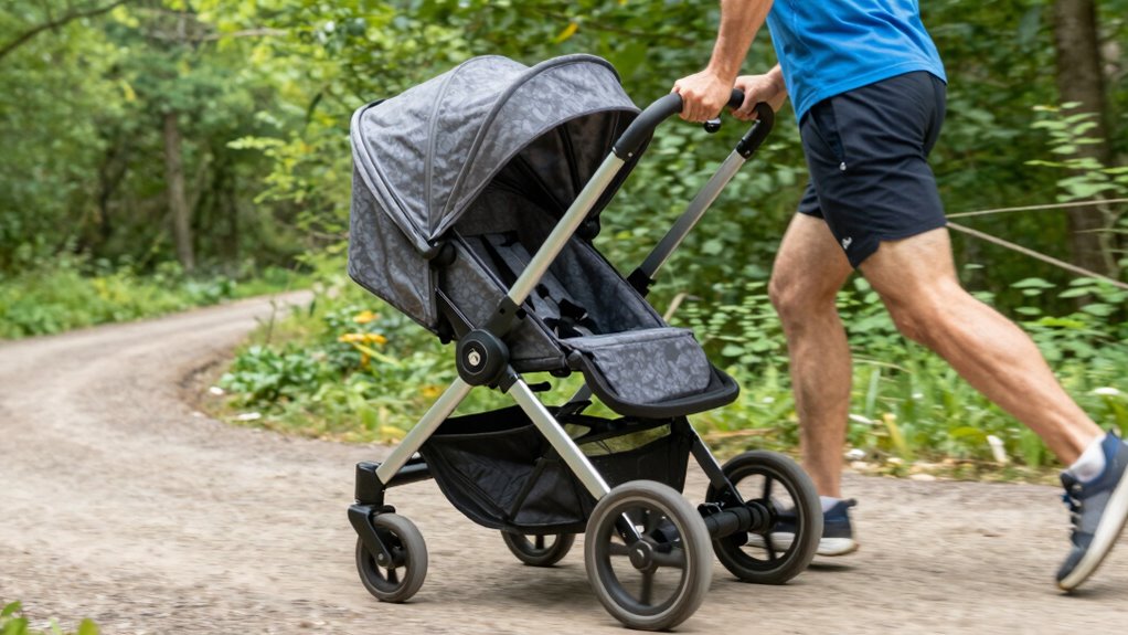 proper downhill stroller safety