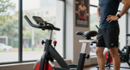 proper indoor cycling saddle height