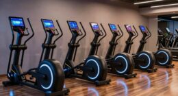 top screen equipped ellipticals