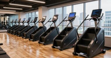 top stair steppers with handles