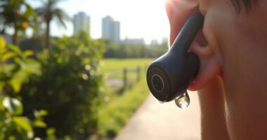 top sweatproof running earbuds