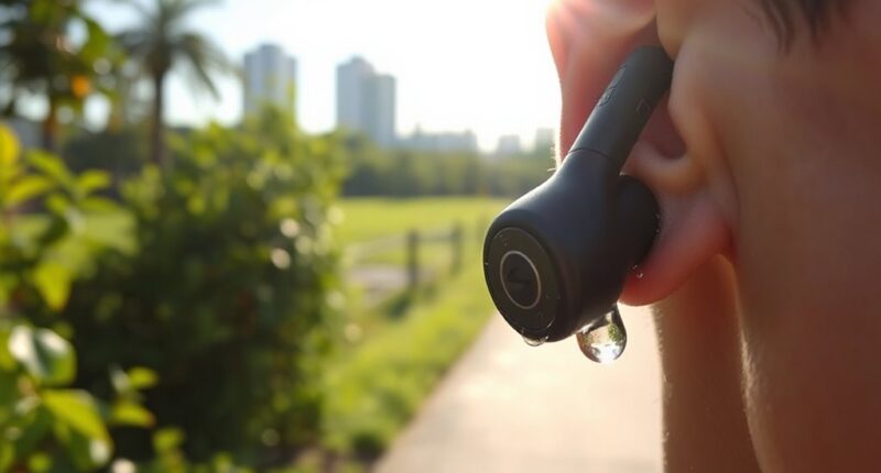 top sweatproof running earbuds