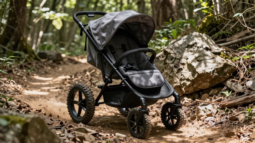 trail ready stroller features