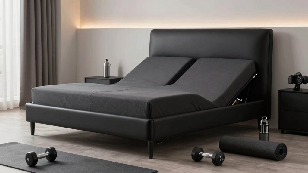 adjustable bed for athletic recovery