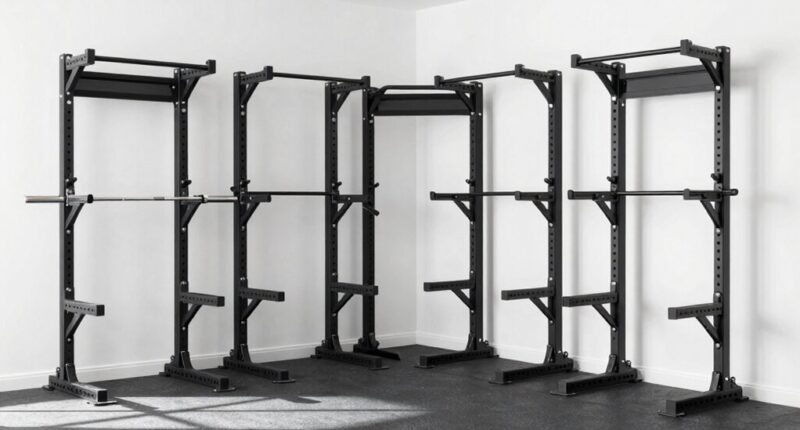 top folding wall mount racks