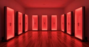 top full body red light panels