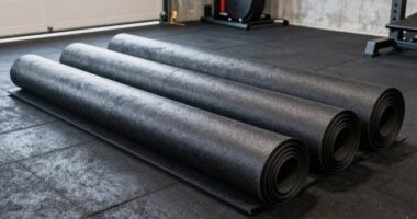 top garage rubber flooring