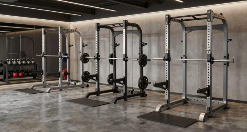 top garage squat racks