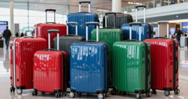 top hard shell luggage sets