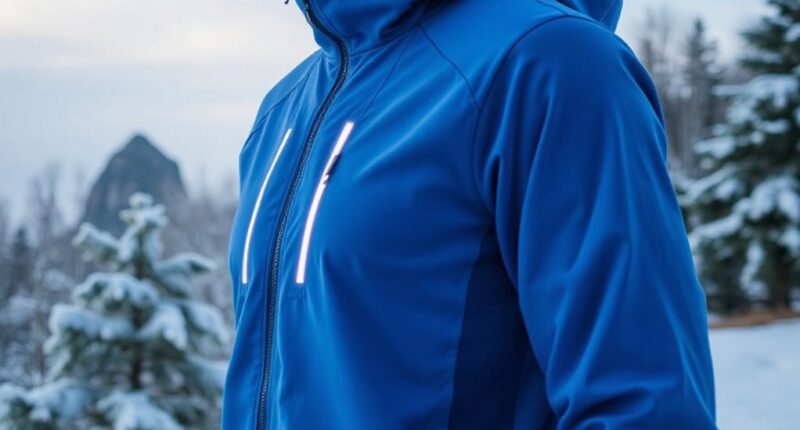 top heated running jackets