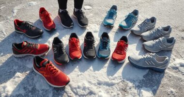 top icy winter running shoes