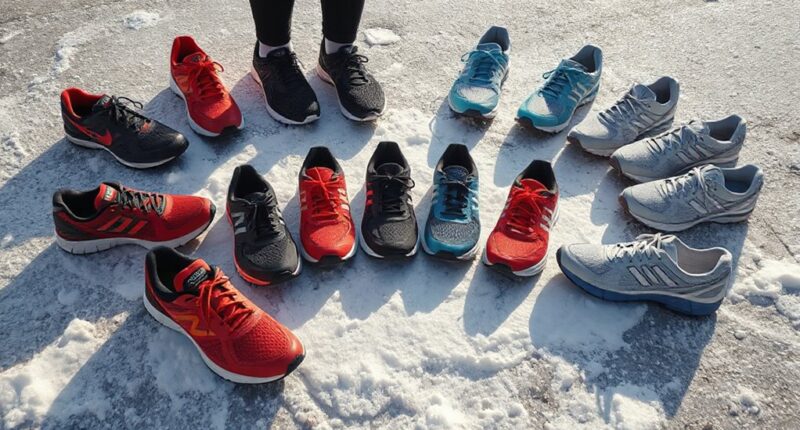 top icy winter running shoes