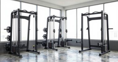 top power racks with cables