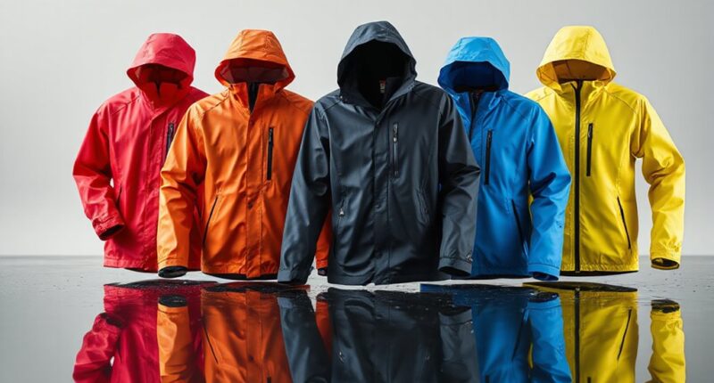 top rain shell jackets