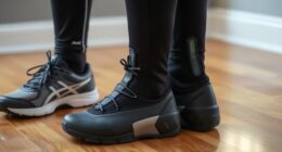 top running compression boots