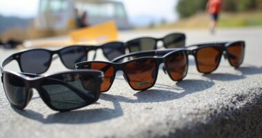 top small face running sunglasses