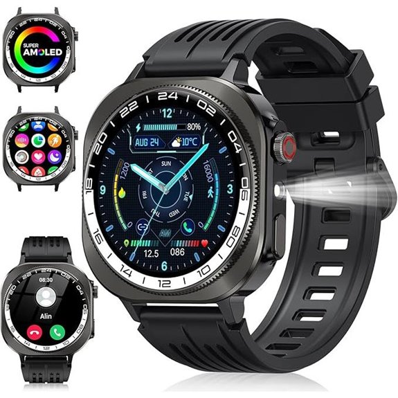 waterproof amoled fitness tracker