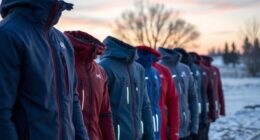 winter running jackets with reflectivity