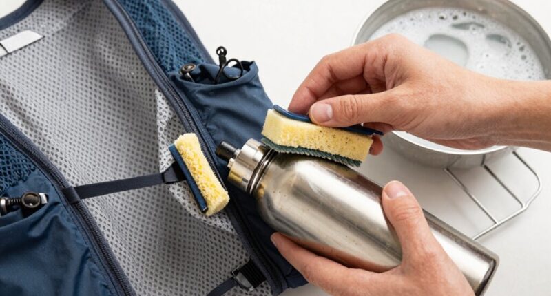 cleaning hydration gear easily
