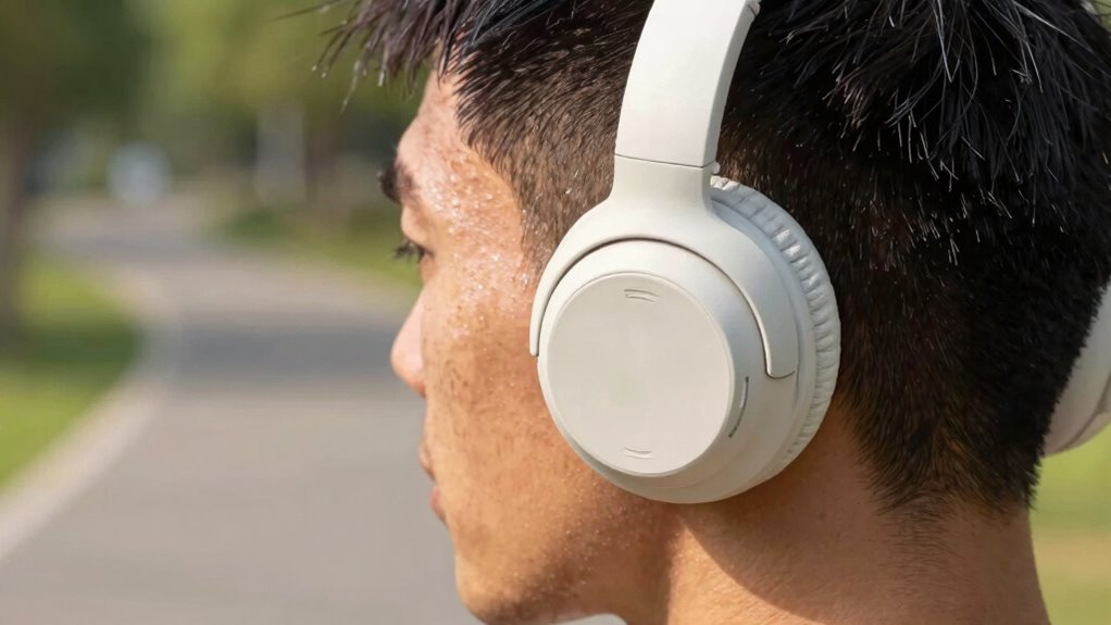 comfortable secure running headphones