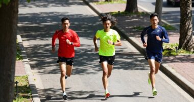 consistent weekly running schedule