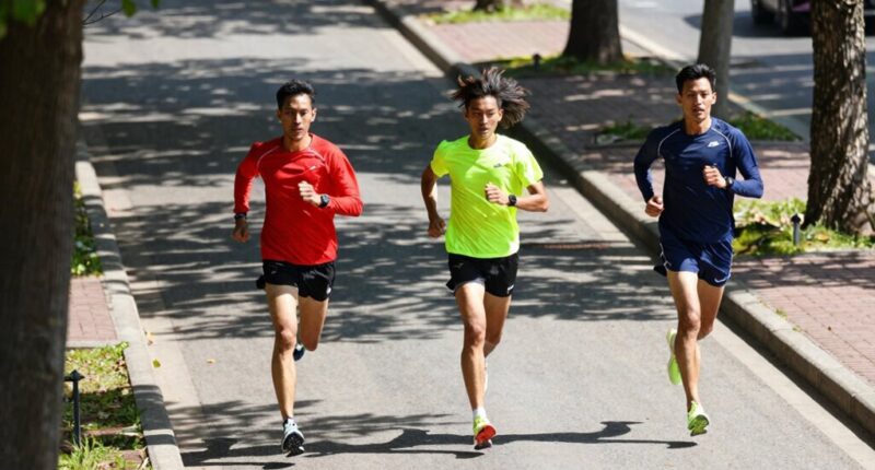 consistent weekly running schedule