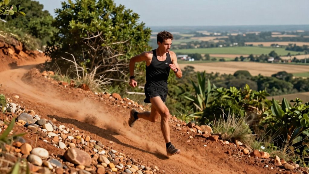 decline training versus flat running