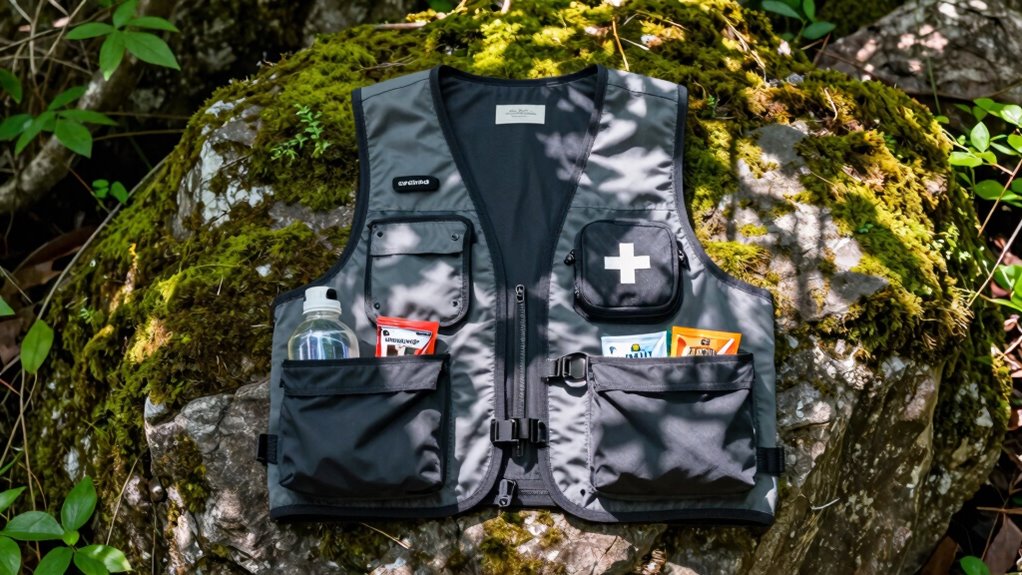 efficiently pack your vest