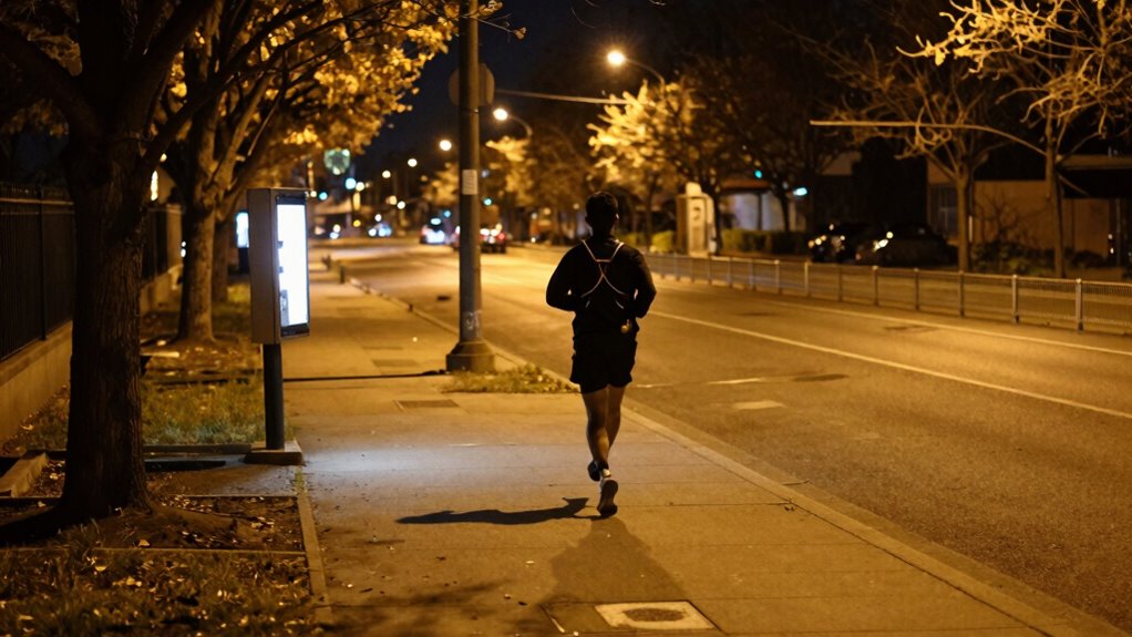 enhanced night running visibility