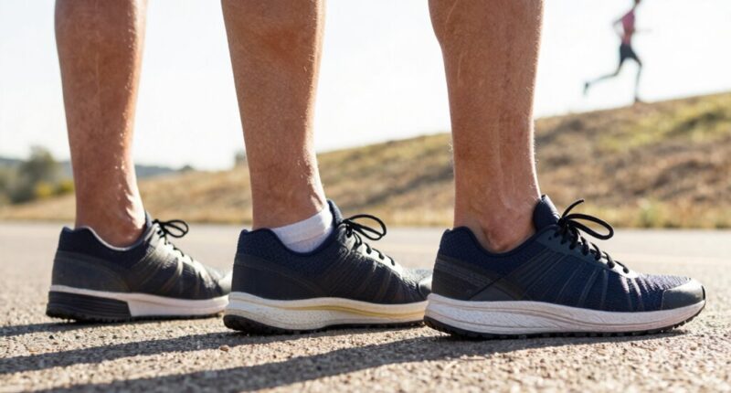 heel drop affects calf load