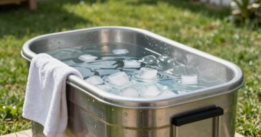 improper ice bath usage