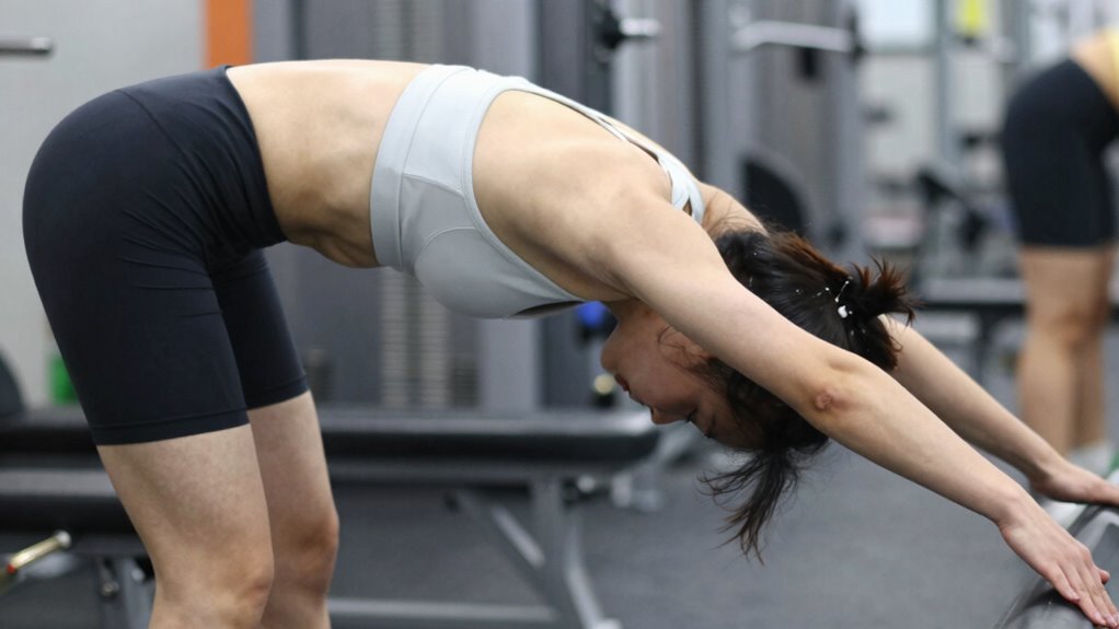 lean hips engage core