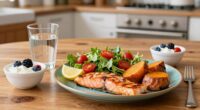 light meals before exercise