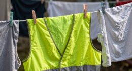 maintain reflective gear visibility