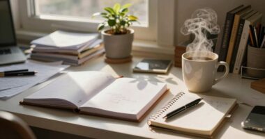 maintain steady habits amidst chaos