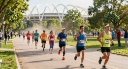 marathon endings in parks
