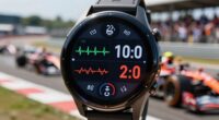 optimal race watch layout