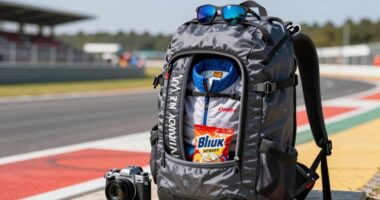 optimizing race weekend backpack