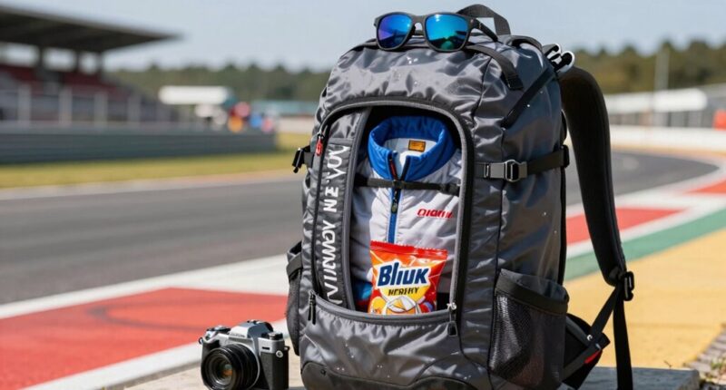 optimizing race weekend backpack