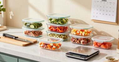 organized weekends through meal prep