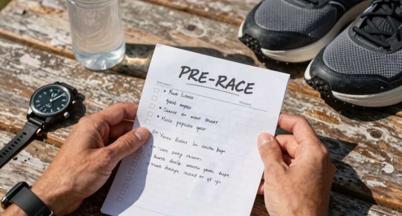 pre race mental preparation