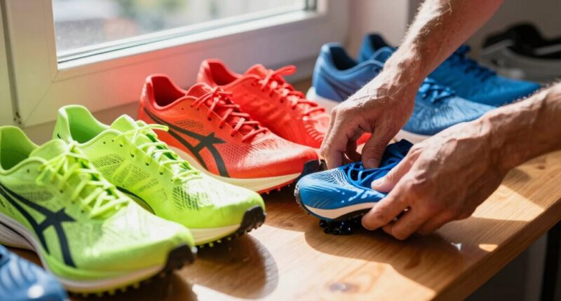 pre race shoe selection
