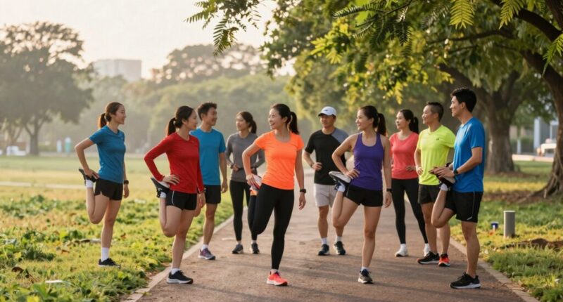 preparing for group running