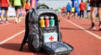race day backpack drop organizer