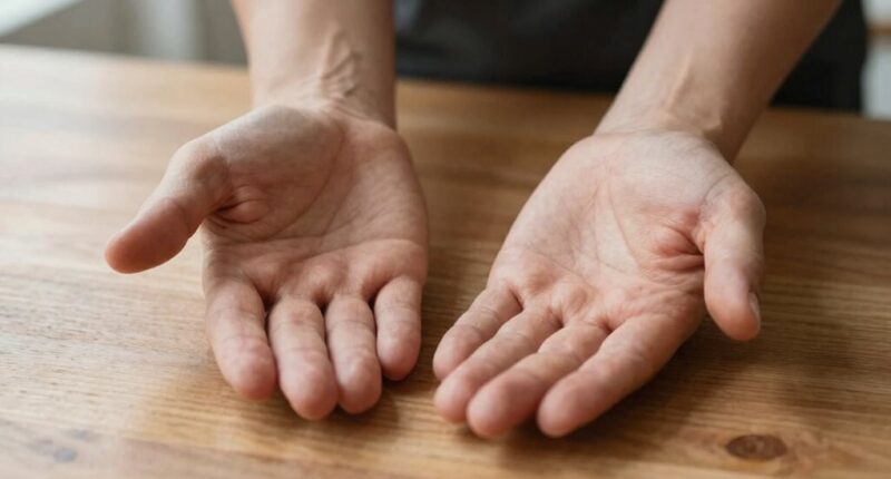 relaxed hands improve well being