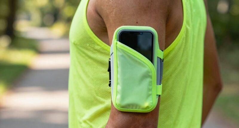 securely carry phone during runs