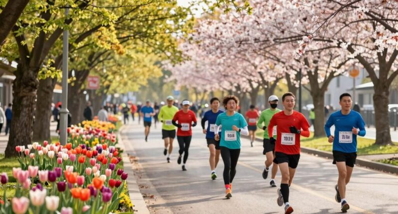 spring marathon season feels different from fall
