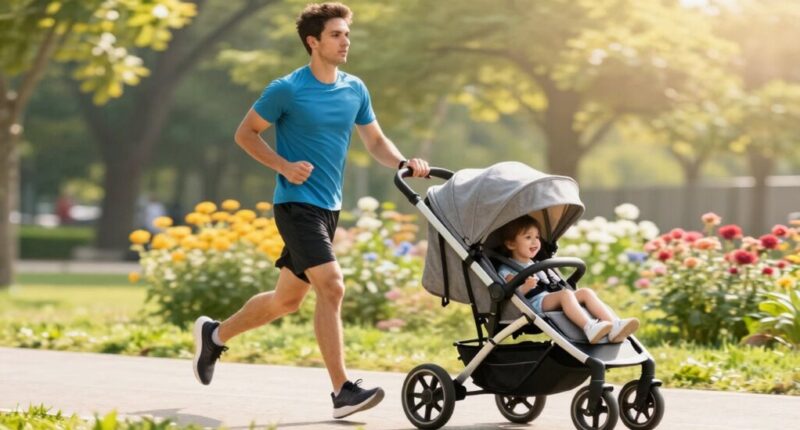 stroller running form tips