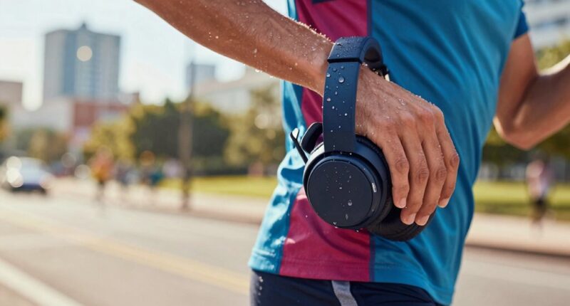 sweatproof running headphones review
