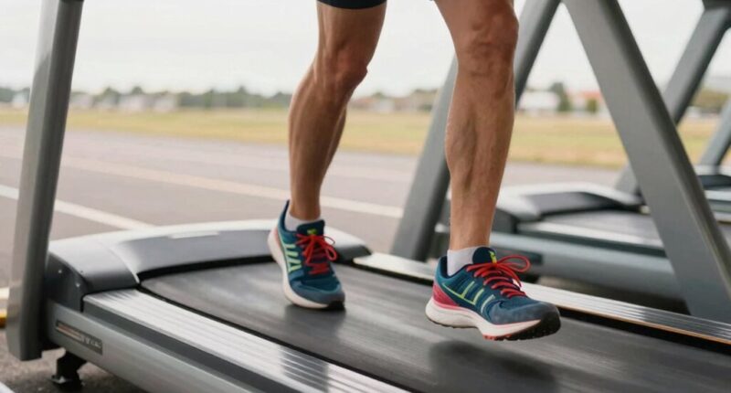 test shoes treadmill road